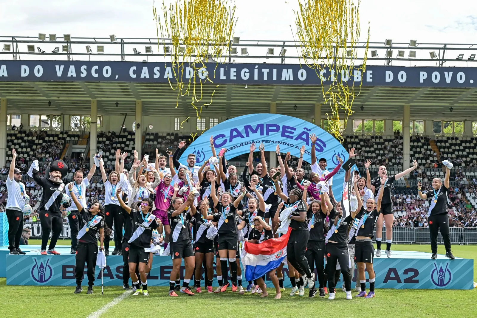 Vasco garante título da Série A2 do Brasileirão Feminino