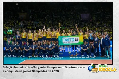 Brasil vence Sul-Americano feminino e assegura vaga para Los Angeles 2028