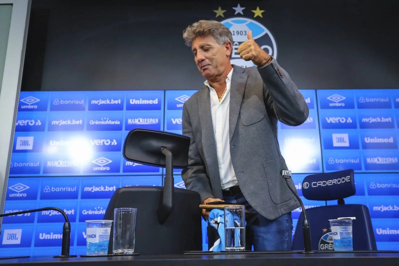 Renato Portaluppi retorna ao Grêmio para comandar equipe até o fim do ano