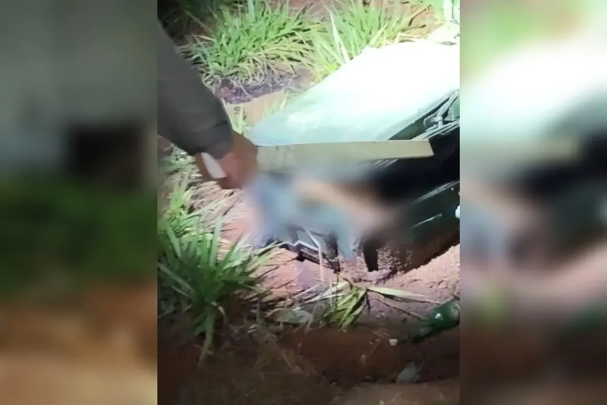 Corpo não identificado é localizado em mala em terreno de Goianira