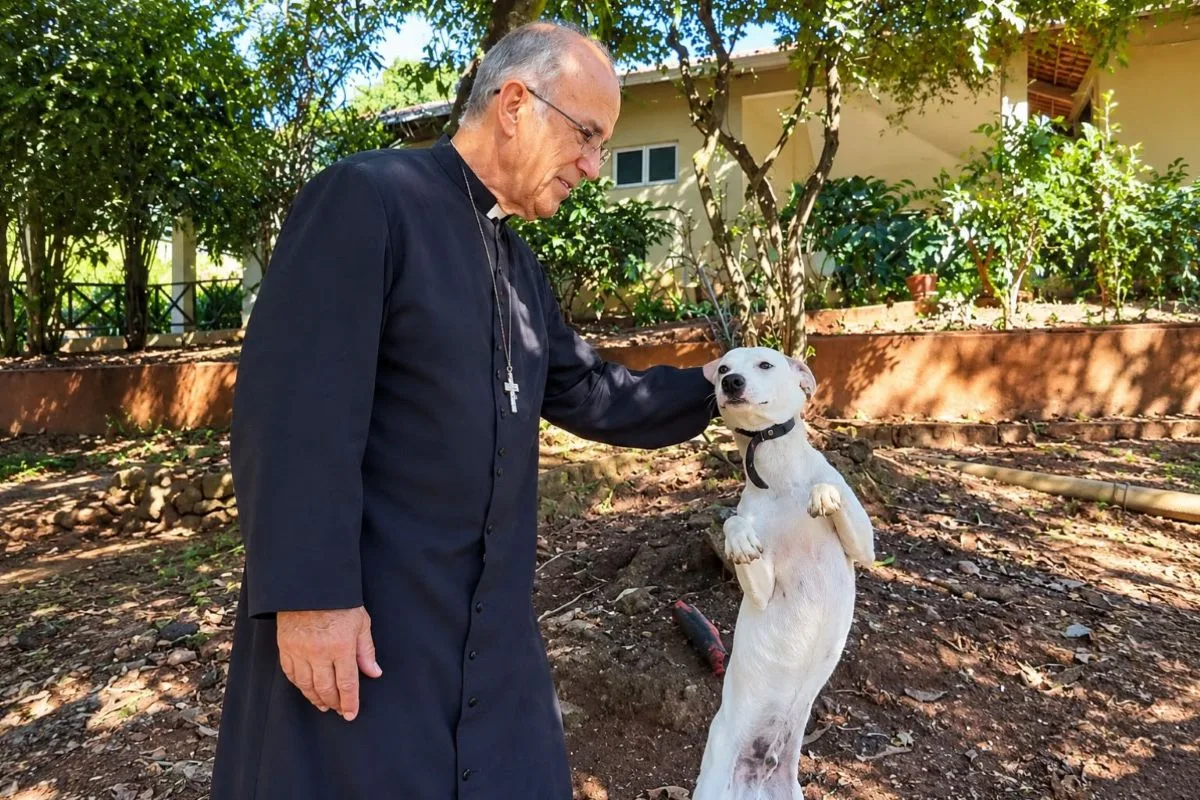 Padre explica contenção de cachorro após críticas a vídeo publicado na internet