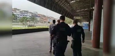 Câmeras identificam procurado durante obra na Rodoviária de Vitória