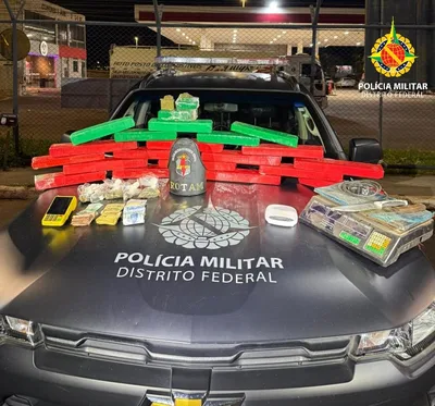 Polícia Militar apreende cerca de 18 quilos de maconha em Arniqueiras
