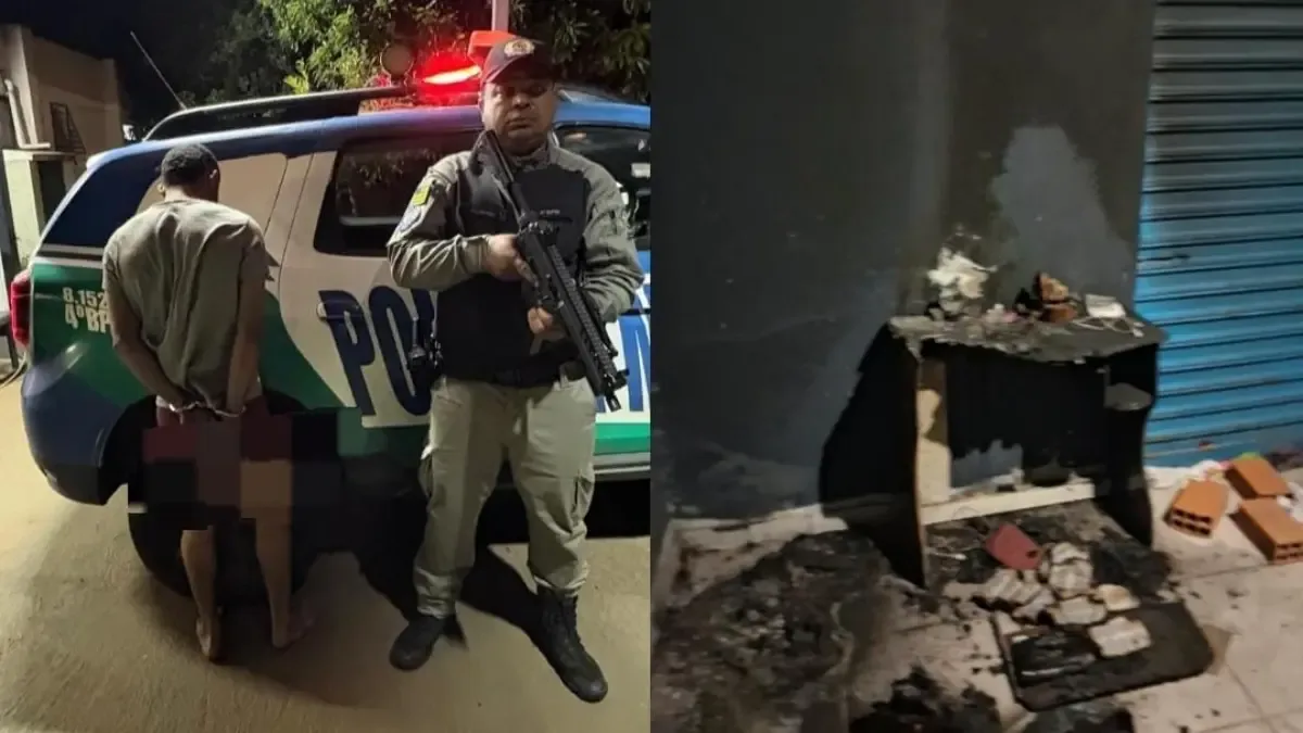 Homem é preso após incendiar casa e roupas da companheira em Anápolis