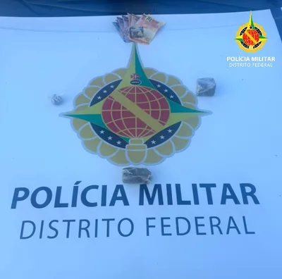 Apreensão em Ceilândia termina com cinco porções e R$ 67 recolhidos