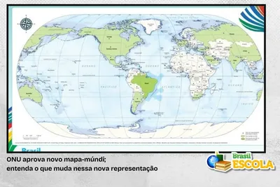 ONU aprova mapa Equal Earth com 164 votos favoráveis
