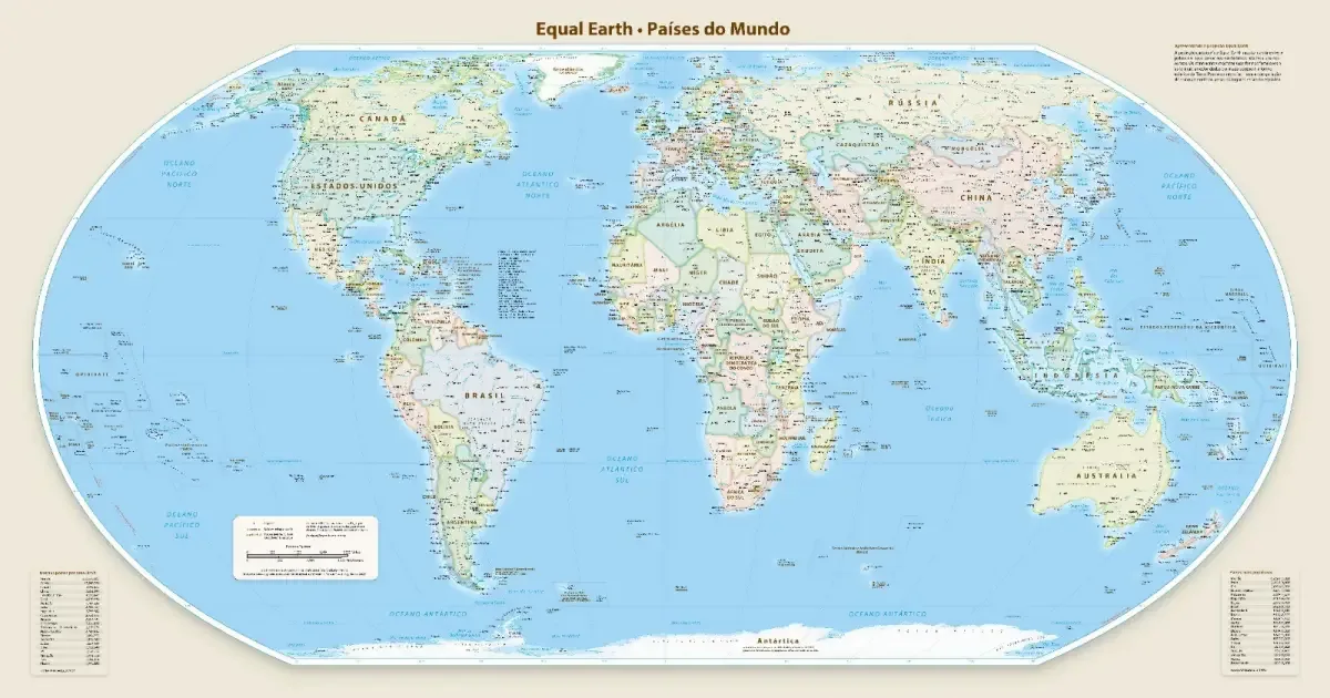 ONU aprova correção cartográfica que amplia a representação da África