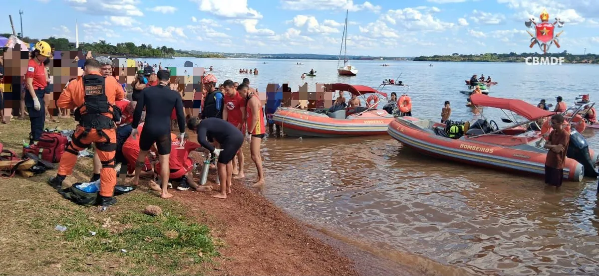 Orientações por videochamada antecedem socorro a criança em afogamento no DF