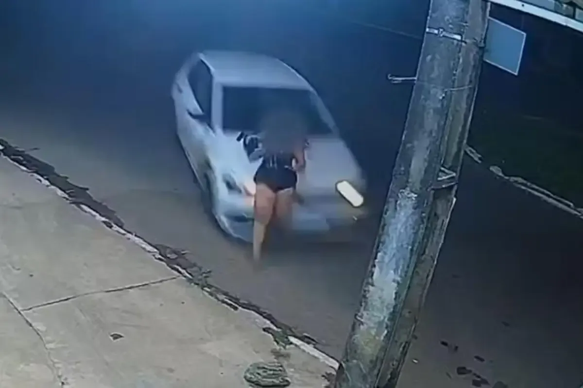 Polícia busca homem suspeito de atropelar ex-namorada em Aparecida de Goiânia