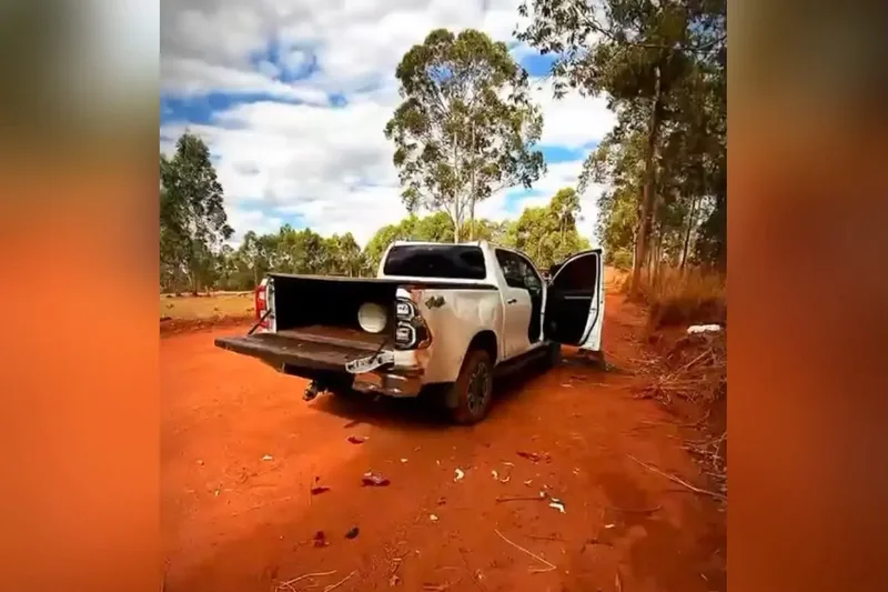 Homem em prisão domiciliar é detido após avançar com Hilux contra policiais em Cristalina
