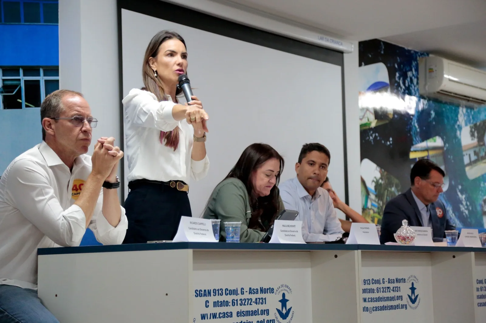 Paula Belmonte buscará apoio de José Roberto Arruda para candidatura ao GDF