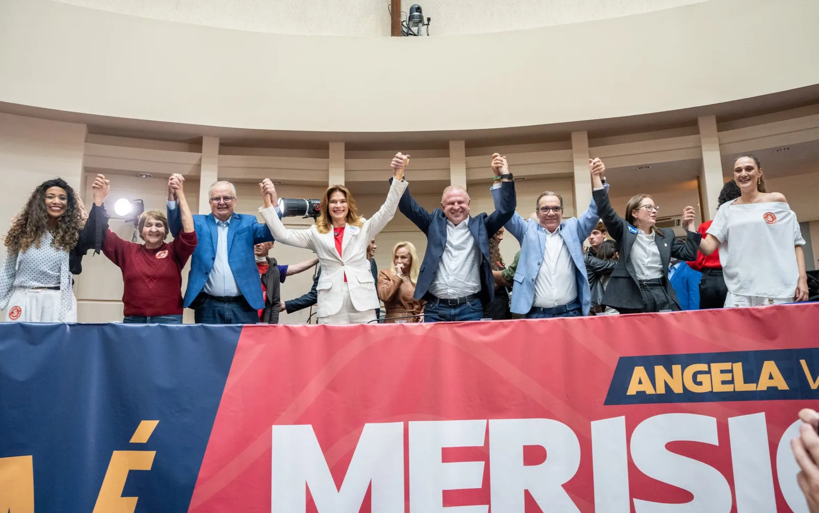 Merisio promete maioria de mulheres no primeiro escalão e Angela aposta na retomada do diálogo com o governo federal